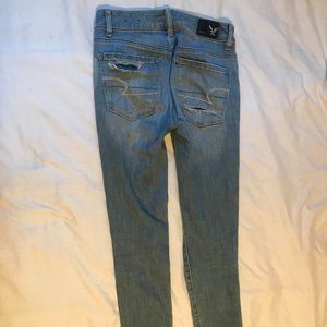 American Eagle Ripped Skinny Jeans